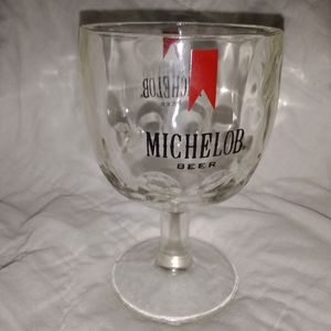 Vintage Michelob Beer Glass Goblet 6 1/8" Tall